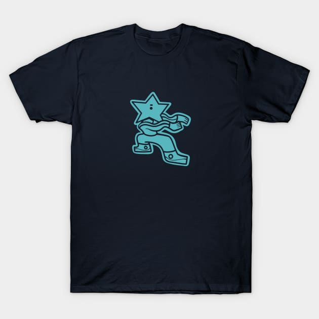 Weird dance star. Simple design T-Shirt by croquis design